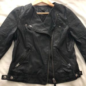 Top shop black moto jacket